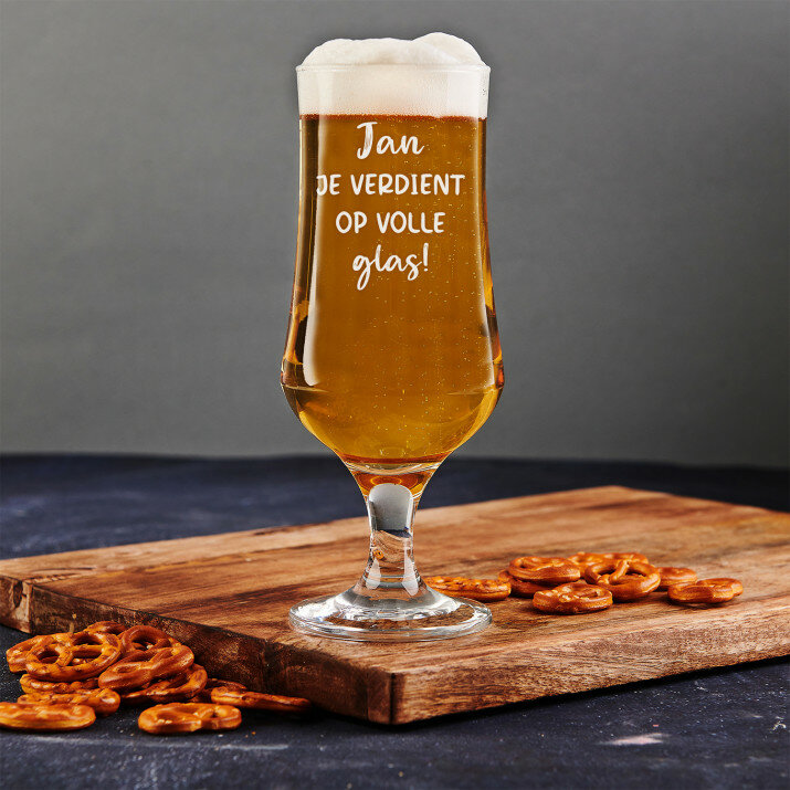 Je verdient op volle glas - Bierpokal