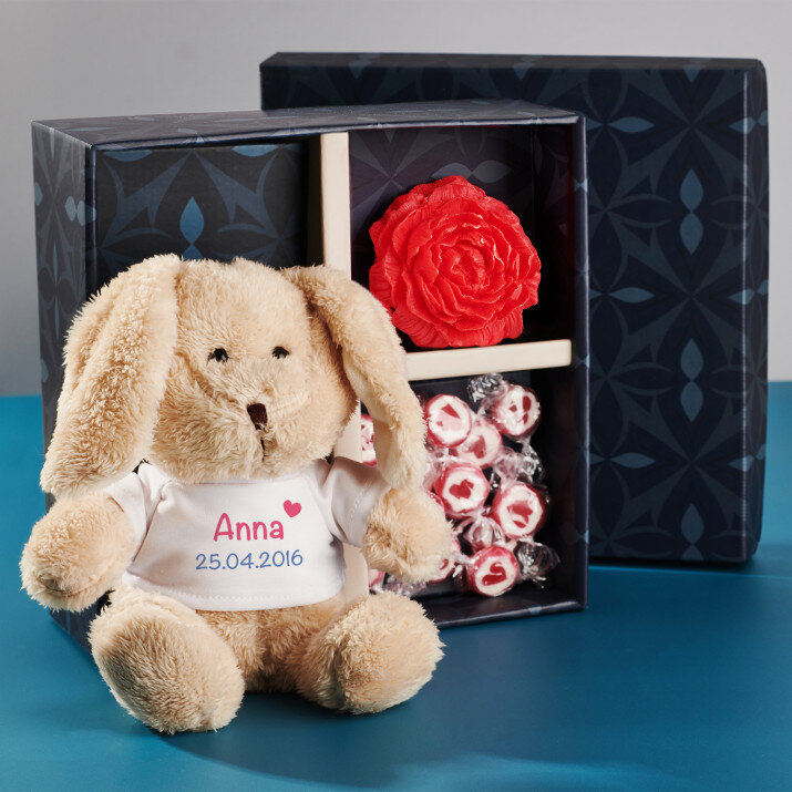 Cadeauset met voor vriendin een knuffeldier
