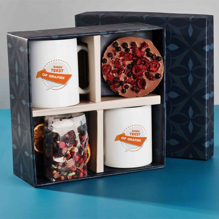 Cadeauset eigen project met mokken