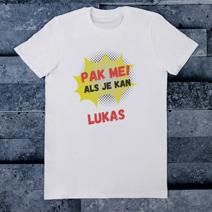 Pak me als je kan - Heren t-shirt