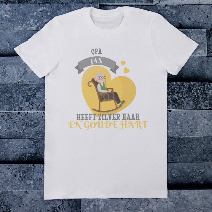 Goude hart - Heren t-shirt