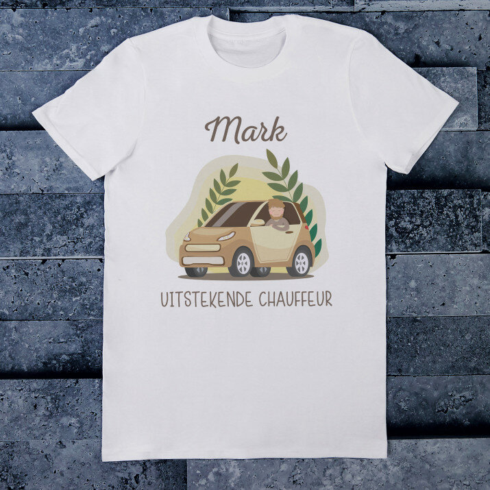 Uitstekend chauffeur - Heren t-shirt