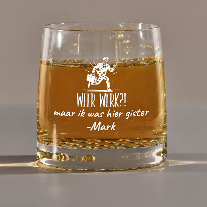 Weer werk - Whiskyglazen