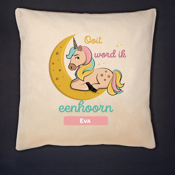 ik word eenhoorn - Kussen