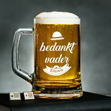 Bedankt vader - Bierpokal