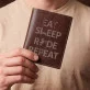 Eat, sleep, ride - Leren portemonnee