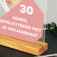 30e verjaardag gefeliciteerd - Afdruk op acrylglas