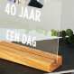 40 jaar voorbij - Afdruk op acrylglas
