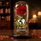 heel de wereld - Euwige roos in glas
