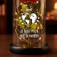heel de wereld - Euwige roos in glas