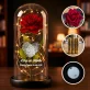 Fingerprints - Euwige roos in glas