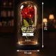 voor altijd jouw - Euwige roos in glas