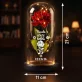 onze liefde is eeuwig - Euwige roos in glas
