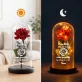 prachtig bloem - Euwige roos in glas