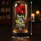prachtig bloem - Euwige roos in glas