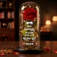 eerste sterretje op de hemel - Euwige roos in glas