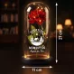 kerstelijk momenten - Euwige roos in glas