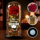 mijn valentijn - Euwige roos in glas mijn valentijn - Euwige roos in glas