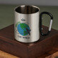 Around the world - Stalen mok