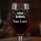 geluk bubbels - Groot wijnglas