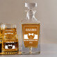 Beloved Husband -Set met karaf en whiskyglazen 