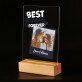 Best friends forever - Afdruk op acrylglas met LED- standaard