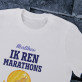 Ik ren marathons - Heren t-shirt