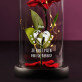 heel de wereld - Euwige roos in glas