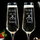 helemaal van jou - twee gegraveerde champagneglazen