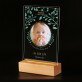Doop twijgen - Afdruk op acrylglas met LED- standaard