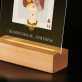 Dame mama - Afdruk op acrylglas met LED- standaard