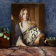 Dame met huisdier - Koninklijk portret