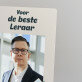 Voor de beste leraar - Afdruk op acrylglas