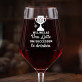 om successen te drinken - Groot wijnglas