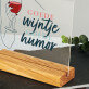Goede wijntje goede humor - Afdruk op acrylglas