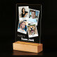 Vader;s team - Afdruk op acrylglas met LED- standaard