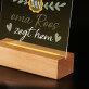 Opa weet alles - Afdruk op acrylglas met LED- standaard