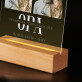 Opa - Afdruk op acrylglas met LED- standaard
