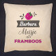 Mesije als framboos - Kussen