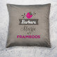 Mesije als framboos - Kussen
