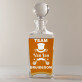 Team van bruidegom - Whisky karaf