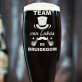 Team van de bruidegom - Bierglas