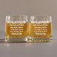 Gefeliciteerd en succes - Whiskyglazen