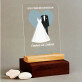 Gefeliciteerd bruid en bruidegom - Afdruk op acrylglas