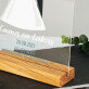 Gefeliciteerd bruid en bruidegom - Afdruk op acrylglas