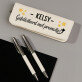 Schrijfset in lederen etui - Gefeliciteerd met promotie