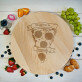 Happines is homemade - Draaibaar plank