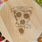 Happines is homemade - Draaibaar plank