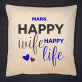 Happy life - Kussen