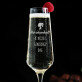 Hoi, schoonheid - Champagne glas